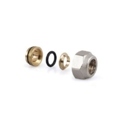 Cicsa Adaptador Tubo Laton Ø12 Niquel