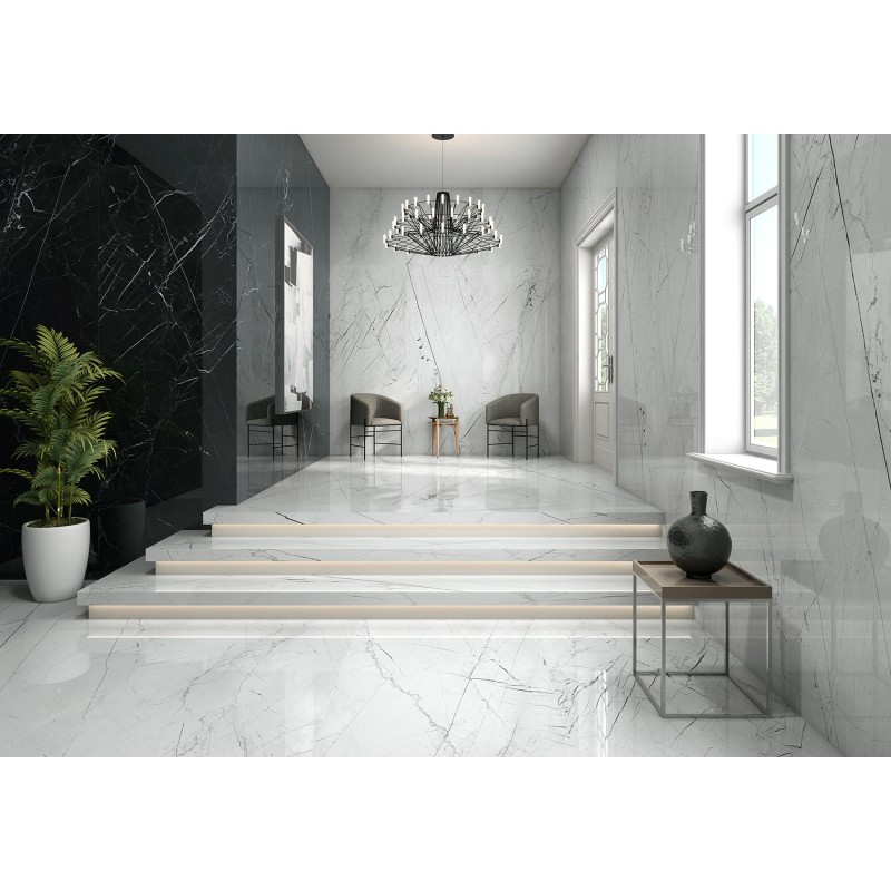 NEGRO MARQUINA PULIDO 120X300 6MM RECTIFICADO