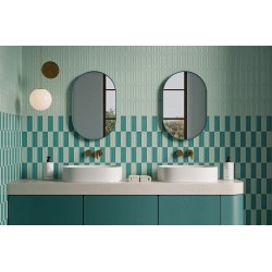 Azulejo efecto Monocolor Elipse de Harmony para Baño,Cocina,Residencial,Comercio