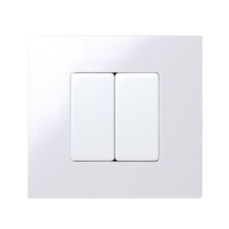 Conmutador medio elemento Simon 27 Play 10AX 250V 22.5x45 mm