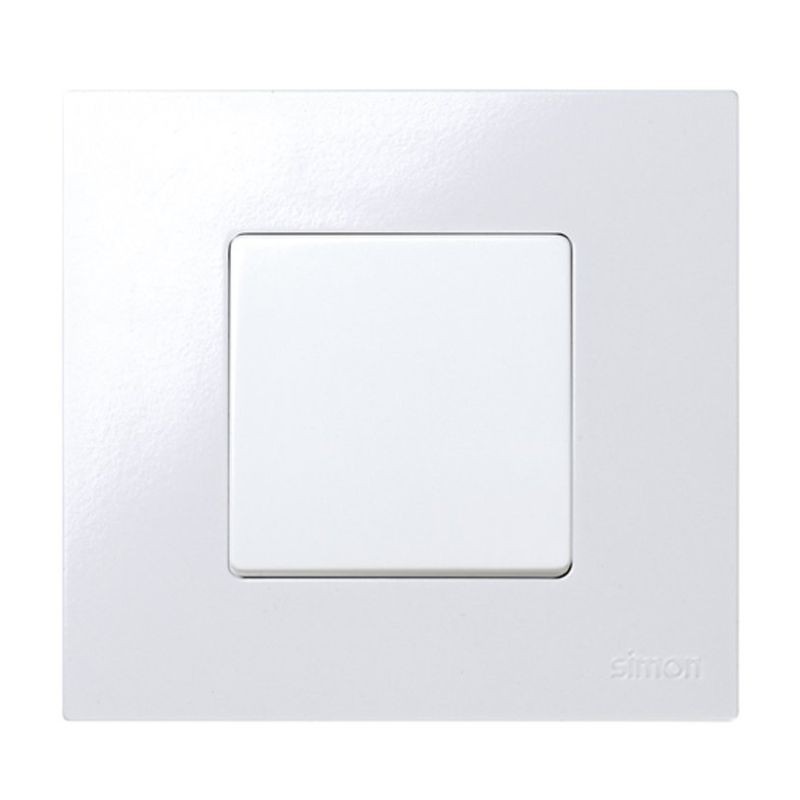 Cruzamiento Simon 27 Play blanco 10AX 250V 45x45 mm