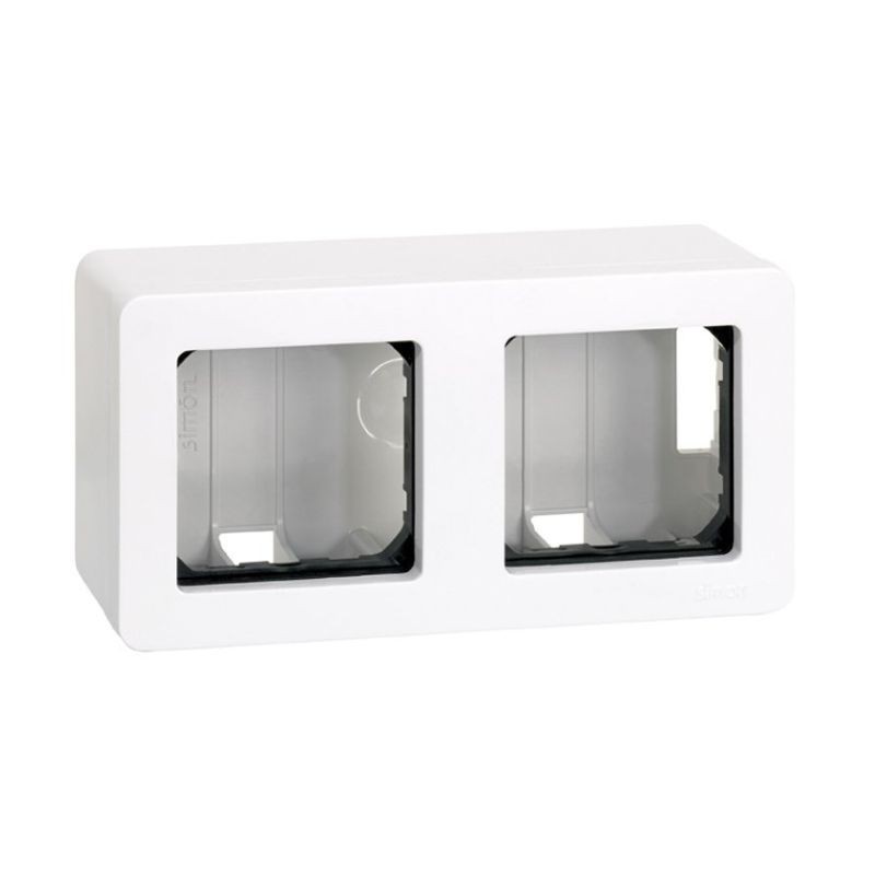CAJA SUPERFICIE DOS MÓDULOS ANCHOS SIMON 27