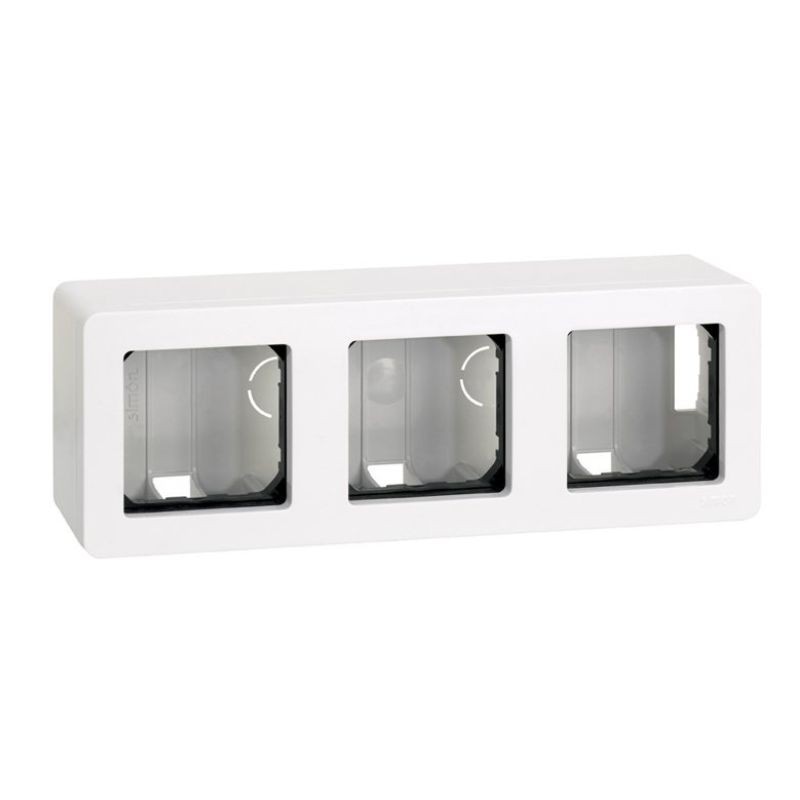 CAJA SUPERFICIE TRES MÓDULOS ANCHOS SIMON 27