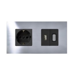 FUNDA DOS ELEMENTOS INOX SIMON 27