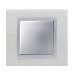 TECLA SIMPLE ALUMINIO SIMON 82