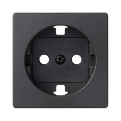 TAPA ENCHUFE SCHUKO GRAFITO SIMON 82