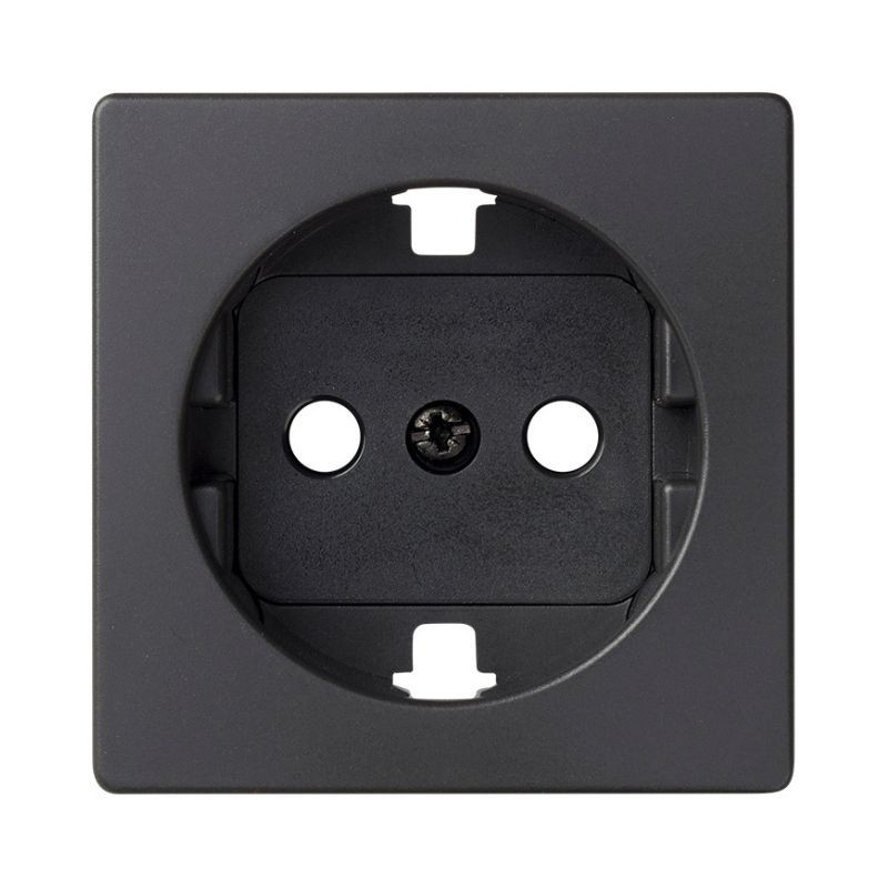 TAPA ENCHUFE SCHUKO GRAFITO SIMON 82