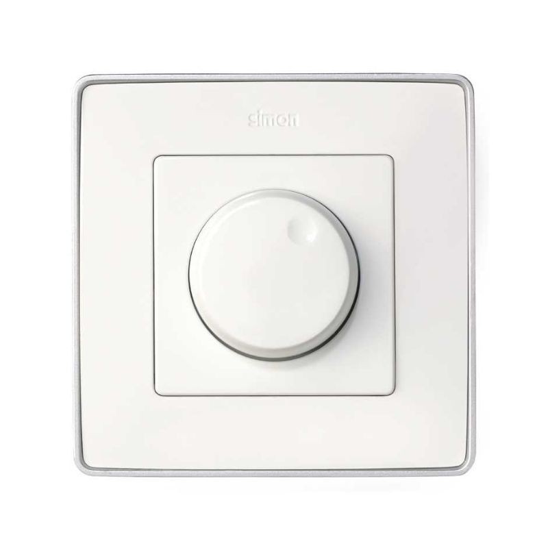 Placa blanca giratoria Simon 82 para mecanismos electrónicos