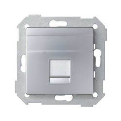 ADAPTADOR 1 RJ-45 ALUMINIO SIMON 82