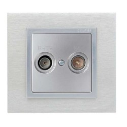 TAPA TOMA TV+SAT ALUMINIO SIMON 82