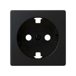 TAPA ENCHUFE NEGRO MATE SIMON 82 CONCEPT