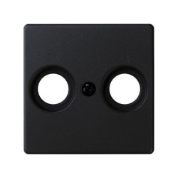 TAPA R-TV NEGRO MATE SIMON 82 CONCEPT