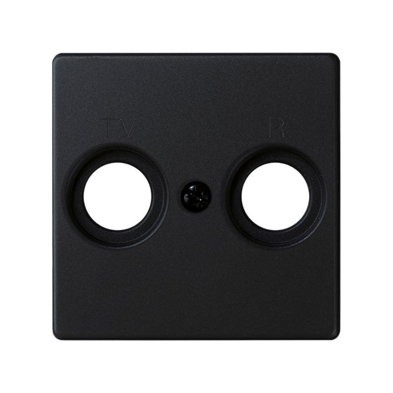 TAPA R-TV NEGRO MATE SIMON 82 CONCEPT
