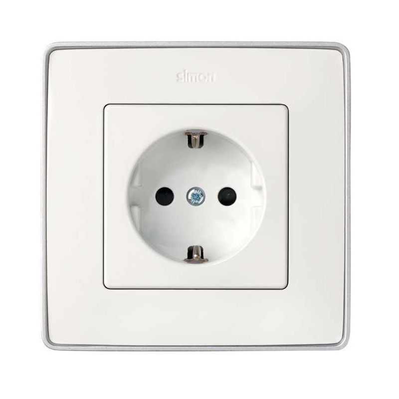 Base schuko 16 A 250 V compatible 75 82 88
