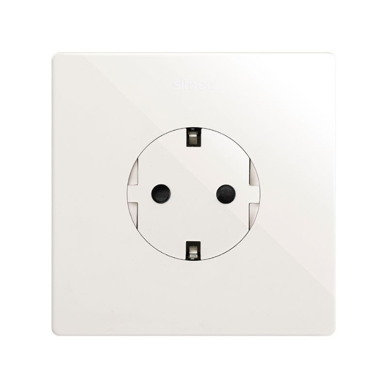 Base schuko Clean 16 A 250 V blanca Simon 270