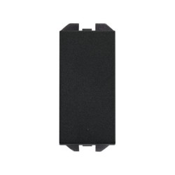 INTERRUPTOR PULSANTE ESTRECHO NEGRO MATE SIMON 270