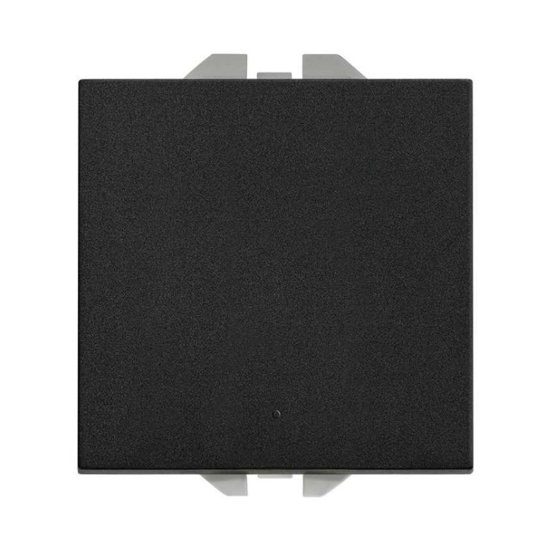 CONMUTADOR PULSANTE NEGRO MATE SIMON 270