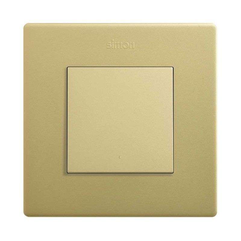 Conmutador pulsante 10A 230 V bronce Simon 270