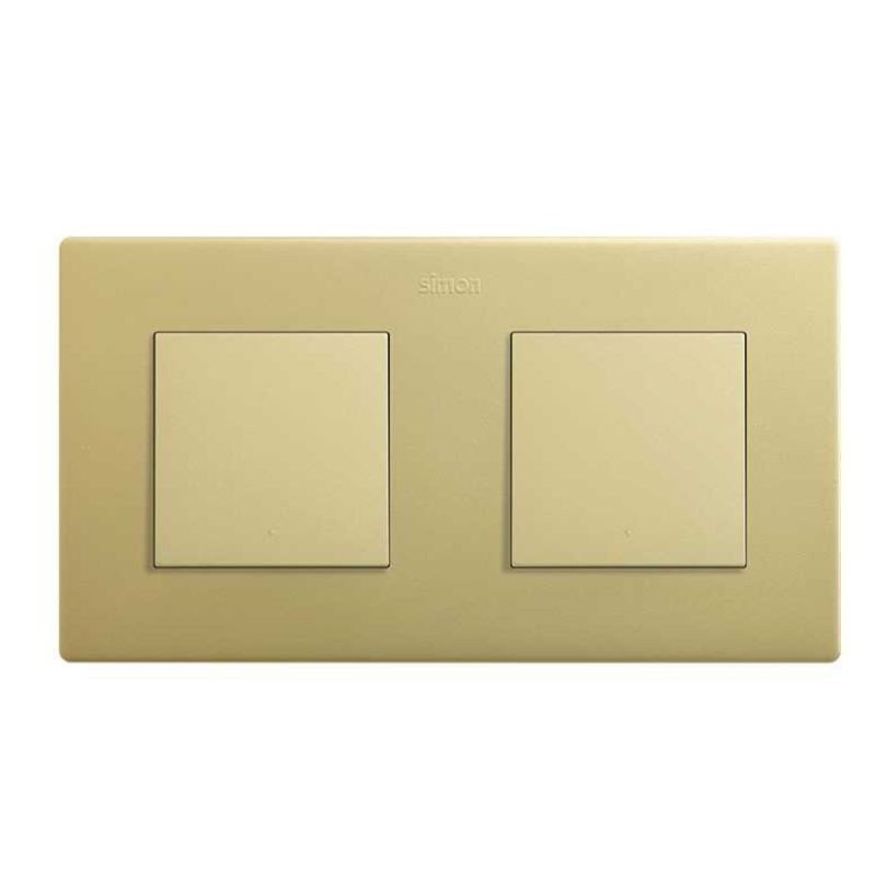 Marco Icon cuadrado dos elementos bronce Simon 270