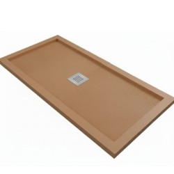 PLATO DUCHA SIROCO MIEL 80X80