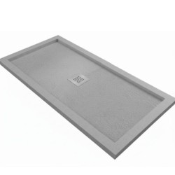 PLATO DUCHA SIROCO GRIS HIERRO 80X80