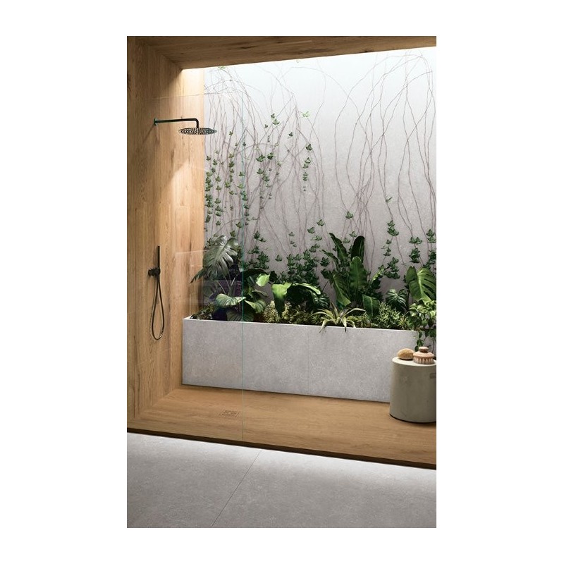 Plato de ducha Imagine Zenon 80x80 cm efecto madera Vermont Maple