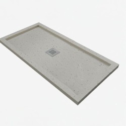 PLATO DUCHA SIROCO GRANITO BLANCO 90X90