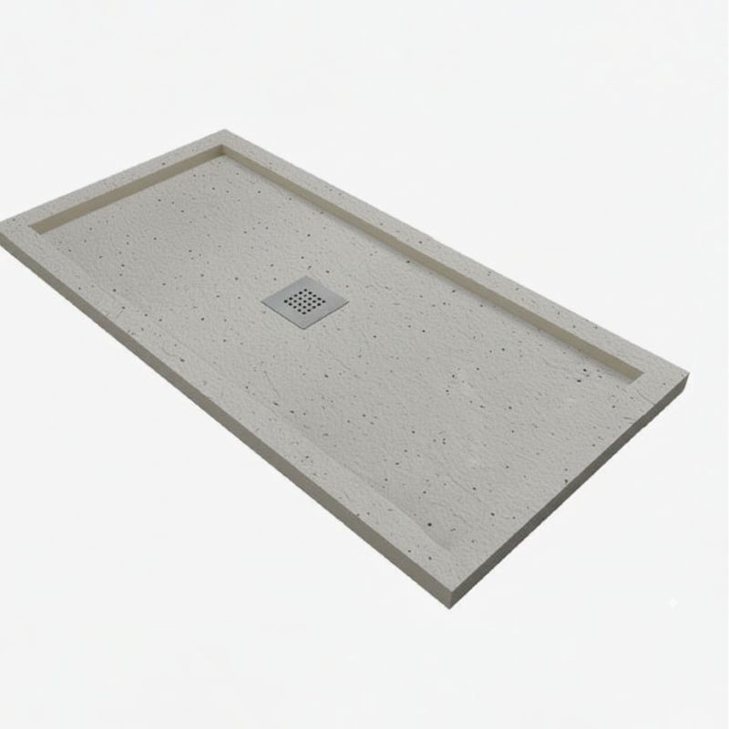 PLATO DUCHA SIROCO GRANITO BLANCO 90X90