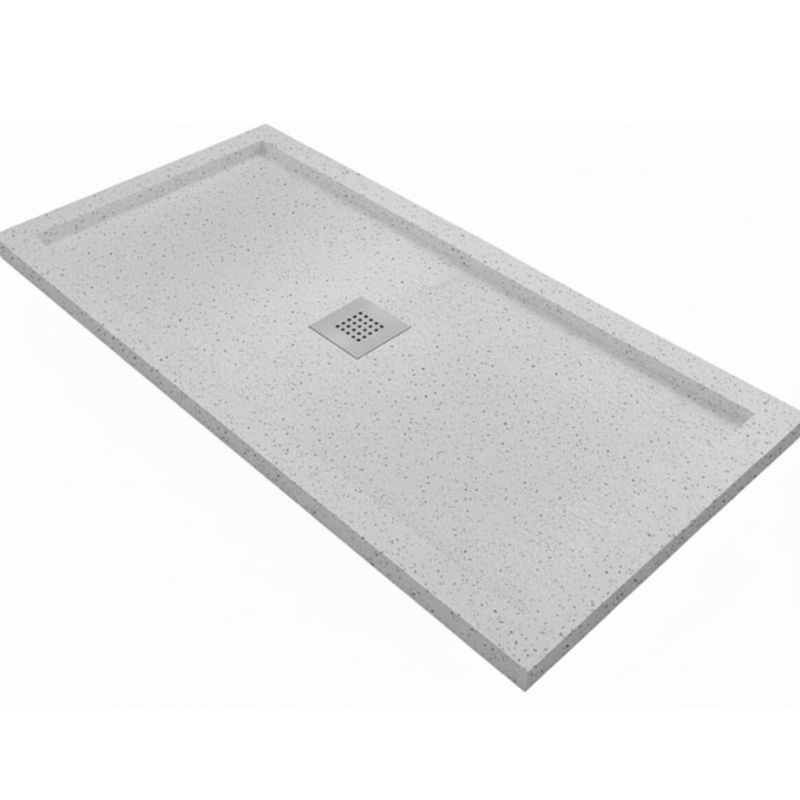 PLATO DUCHA SIROCO GRANITO GRIS 90X90