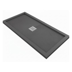 PLATO DUCHA SIROCO CEMENTO 100X70