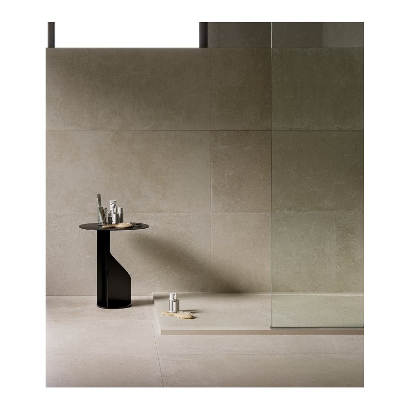 Plato de ducha Imagine Zenon 70x100 cm efecto cemento Midtown Cream
