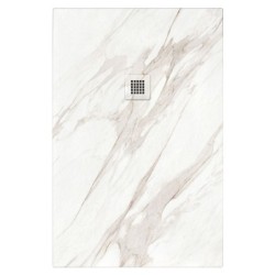 PLATO DUCHA DEKOR CALACATTA 100X90