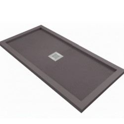 PLATO DUCHA SIROCO MARRON-BEIGE 120X70