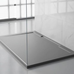 PLATO DUCHA LINE Y KROMAT LISO IRON 120X90