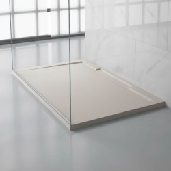 PLATO DUCHA LINE Y KROMAT LISO PIETRA 140X90