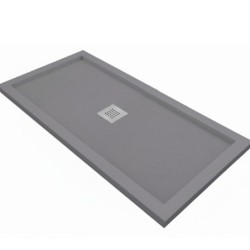 PLATO DUCHA SIROCO GRIS SEDA 140X90
