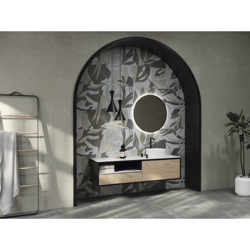 DAVENPORT WHITE MATE 40X120 RECTIFICADO