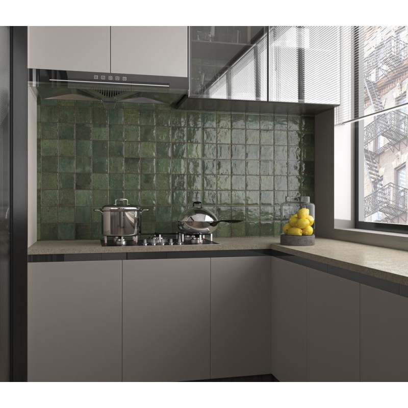 EASY BLOCK GREEN BRILLO 32X62,5 RECTIFICADO