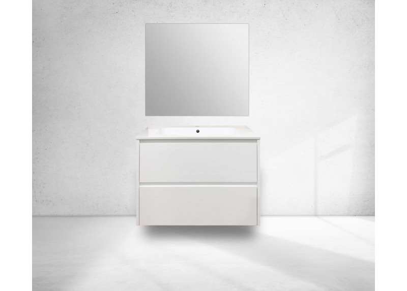 Mueble de baño Lluna de 100x45cm- FERROLAN