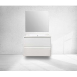 Mueble de baño Lluna de 100x39cm- FERROLAN