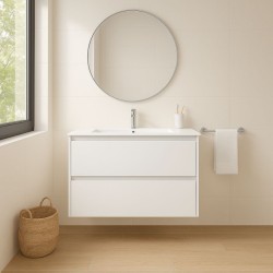 Mueble de baño Lluna de 100x45cm- FERROLAN