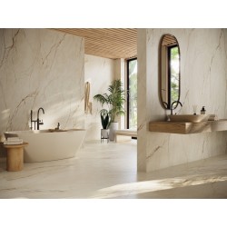 Azulejo efecto Mármol  Canela Roma  de Grespania para Residencial,Comercio,Baño,Cocina