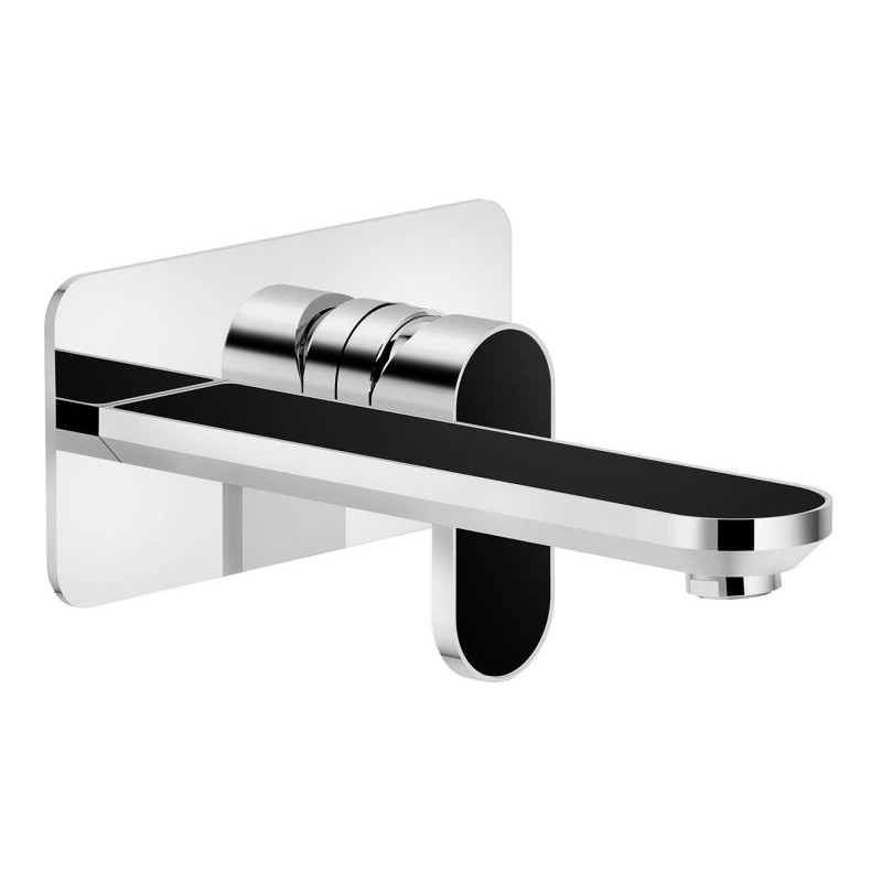 MONOMANDO DE LAVABO EMPOTRADO PARTE EXTERIOR DRESS CROMO-BLACK MONOMANDO DE LAVABO EMPOTRADO PARTE EXTERIOR DRESS CROMO-BLACK