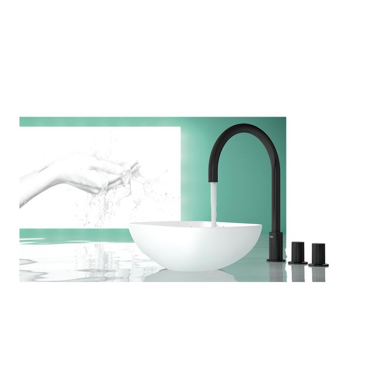 BIMANDO DE LAVABO PROJECT NEGRO MATE