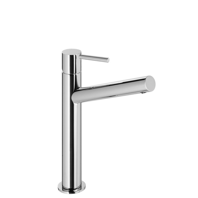 MONOMANDO DE LAVABO MEDIO CON MANETA MAX CROMO BRILLO