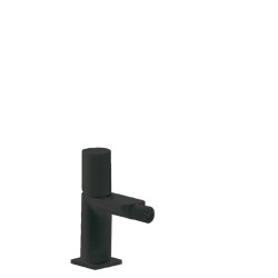MONOMANDO DE BIDÉ CON VOLANTE LOFT COLORS NEGRO MATE