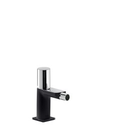MONOMANDO DE BIDÉ CON VOLANTE LOFT COLORS CROMO-NEGRO