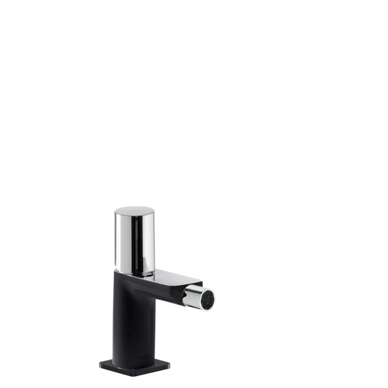 MONOMANDO DE BIDÉ CON VOLANTE LOFT COLORS CROMO-NEGRO