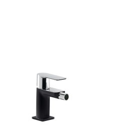 MONOMANDO DE BIDÉ CON MANETA LOFT COLORS CROMO-NEGRO