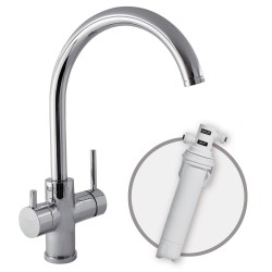 MONOMANDO DE COCINA TOP-TRES ECOSMOSIS CROMO